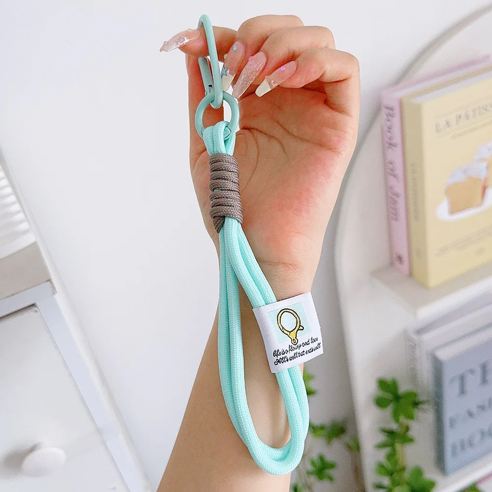 Double-rope Nylon Woven Fabric Rope Men's And Women's Keychains Mountain Climbing Couple Phone Rope Bucket Rope Bag Pendant
Double-rope Nylon Woven Fabric Rope Men's And Women's Keychains Mountain Climbing Couple Phone Rope Bucket Rope Bag Pendant