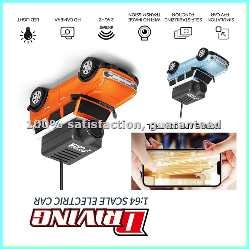 FPV RC Car 1:64 6405-C Racing Car Kit FPV VTX 720P Camera Built-in Gyroscope 2.4G WiFi App Controlled Photos+Video B-ANKL
FPV RC Car 1:64 6405-C Racing Car Kit FPV VTX 720P Camera Built-in Gyroscope 2.4G WiFi App Controlled Photos+Video B-ANKL