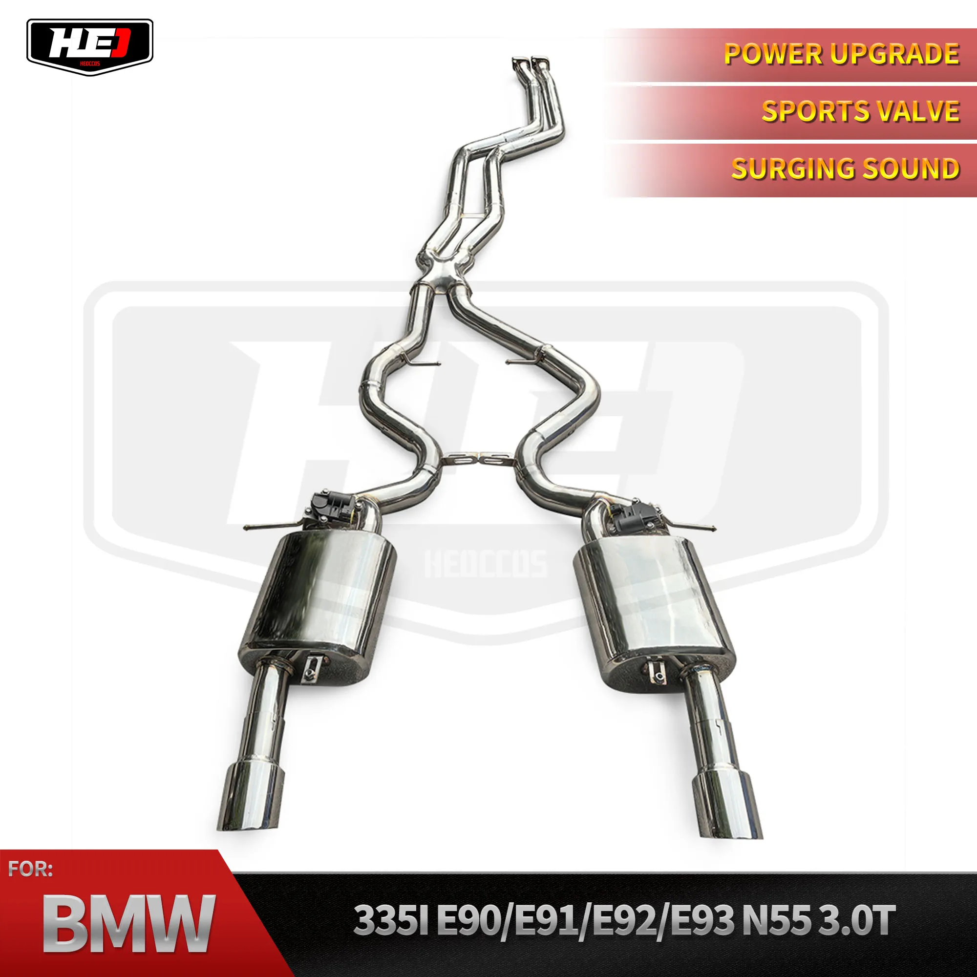 Выхлоп HEO качества для BMW 335i E90/E91/E92/E93 N55 3,0T, глушитель с клапаном Catback, выхлопная система Valvetronic
Выхлоп HEO качества для BMW 335i E90/E91/E92/E93 N55 3,0T, глушитель с клапаном Catback, выхлопная система Valvetronic
