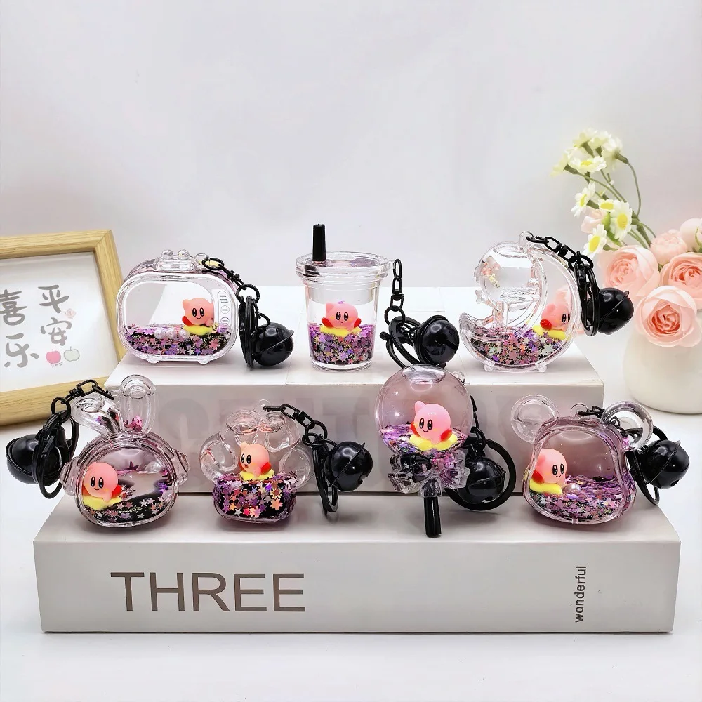 Kirby Oil Flow Sand Keychain - Cute Cartoon Acrylic Floating Pendant for Hanging, Exquisite Gift for Packaging
Kirby Oil Flow Sand Keychain - Cute Cartoon Acrylic Floating Pendant for Hanging, Exquisite Gift for Packaging