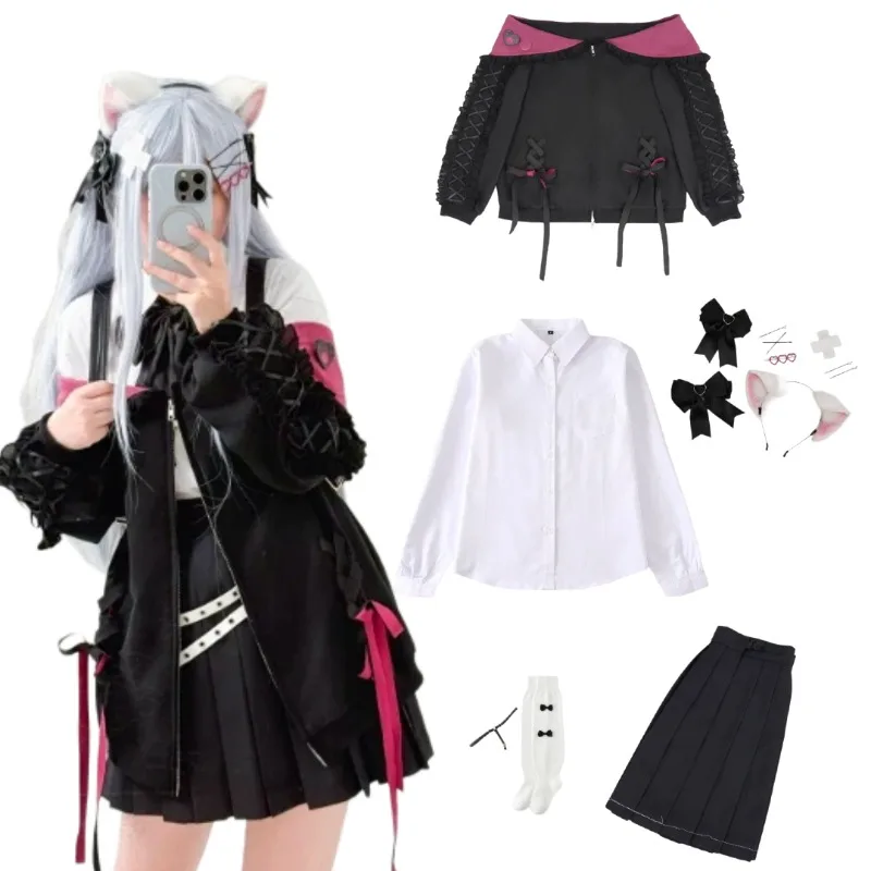 Anime Yoisaki Kanade Cosplay Costume Coat Shirt Skirt Accessories Daily Suit for Women Halloween Carnival Party Roleplay Outfits
Anime Yoisaki Kanade Cosplay Costume Coat Shirt Skirt Accessories Daily Suit for Women Halloween Carnival Party Roleplay Outfits