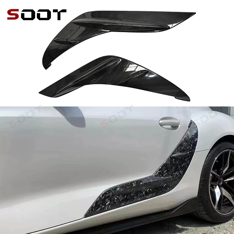 For Toyota Supra A90 A91 MK5 Carbon Fiber Rear Bumper Side Splitters Flaps Apron Side Fender Vents Door Auto Parts
For Toyota Supra A90 A91 MK5 Carbon Fiber Rear Bumper Side Splitters Flaps Apron Side Fender Vents Door Auto Parts