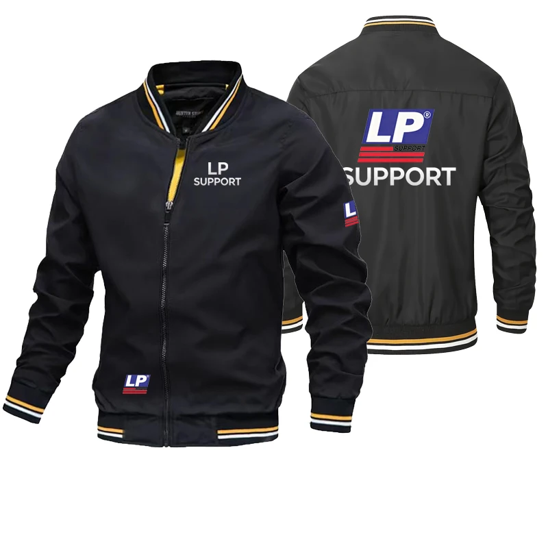 2026 LP SUPPORT logo Spring Summer Bomber Jacket Men Black Casual Slim Fit Baseball Mens Jackets New Autumn Fashion High Quality
2026 LP SUPPORT logo Spring Summer Bomber Jacket Men Black Casual Slim Fit Baseball Mens Jackets New Autumn Fashion High Quality