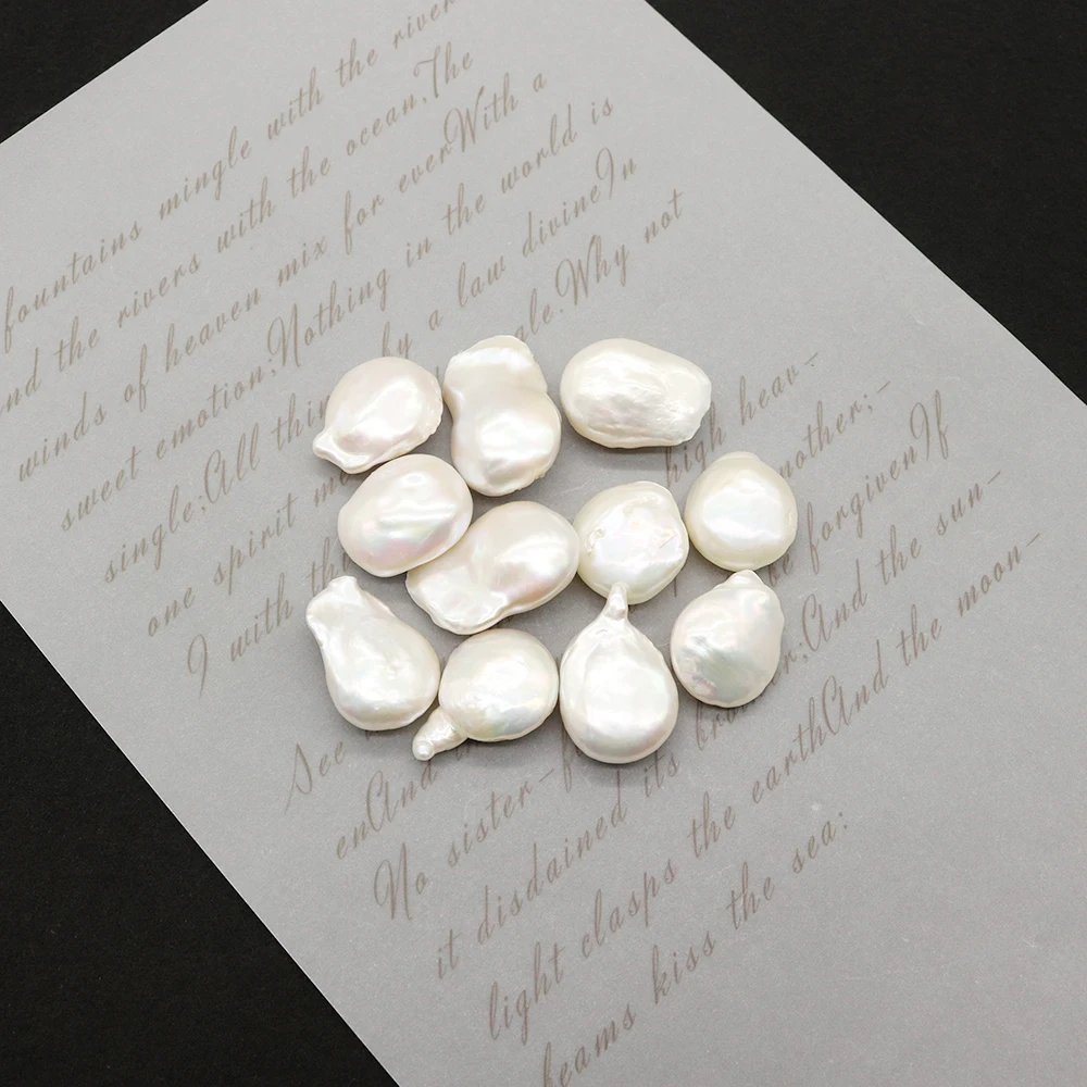 5PCS 100% Natural Freshwater Baroque Pearl White Irregular Non porous Beads 16x19-17x22mm Jewelry Accessories DIY Necklace
5PCS 100% Natural Freshwater Baroque Pearl White Irregular Non porous Beads 16x19-17x22mm Jewelry Accessories DIY Necklace