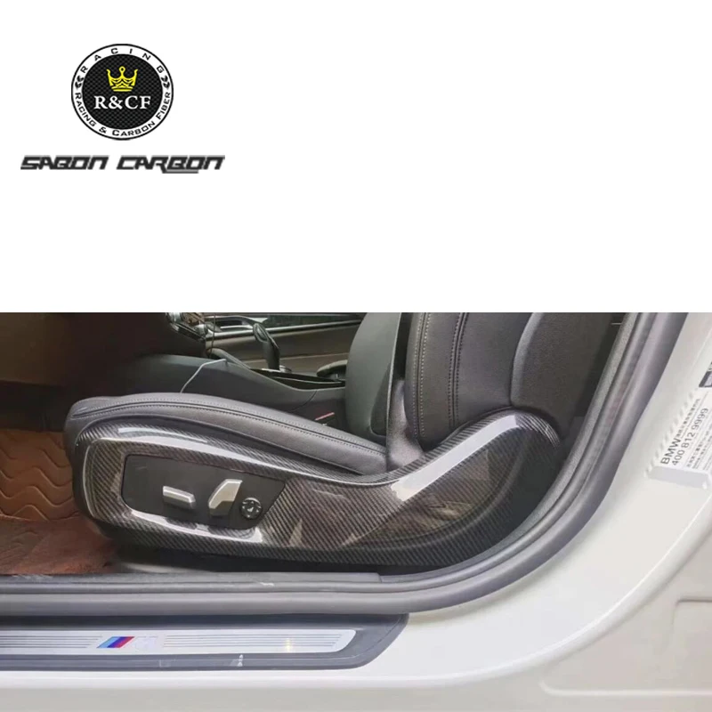 Side Seat Trim Dry Carbon Fiber Interior Trim Frame Panel Cover Shell Fit for BMW G30 F90 M5
Side Seat Trim Dry Carbon Fiber Interior Trim Frame Panel Cover Shell Fit for BMW G30 F90 M5