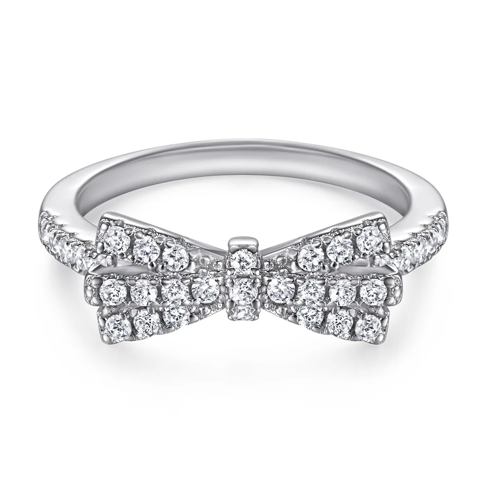 S925 pure silver plated 18K gold PT950 platinum ring, women's bow set with diamonds and gemstones, simple and personalized ring
S925 pure silver plated 18K gold PT950 platinum ring, women's bow set with diamonds and gemstones, simple and personalized ring