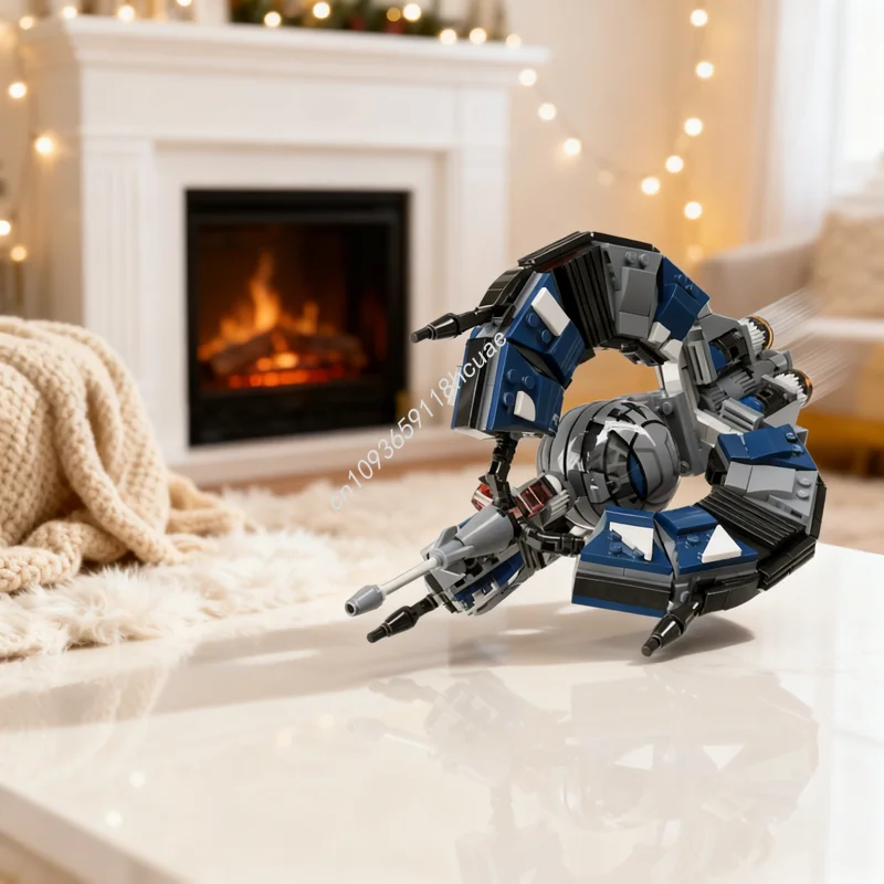 446 шт. MOC SW Droid Tri Fighter Buzz Droids Звездная боевая модель, строительные игрушки, блоки, архитектура, Рождественский подарок, кирпич для детей
446 шт. MOC SW Droid Tri Fighter Buzz Droids Звездная боевая модель, строительные игрушки, блоки, архитектура, Рождественский подарок, кирпич для детей