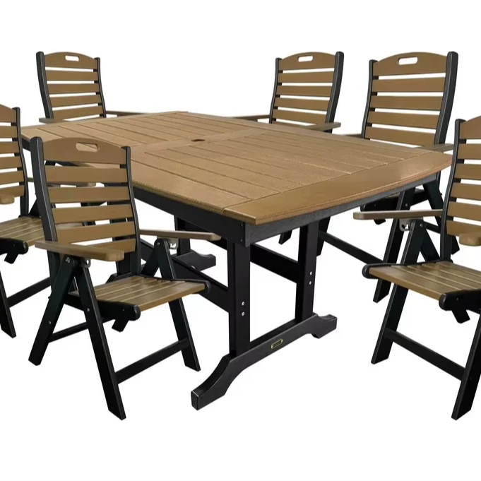 Hot Sale Polylumber Outdoor Dining Table Set Premium Quality Outdoor Tables
Hot Sale Polylumber Outdoor Dining Table Set Premium Quality Outdoor Tables