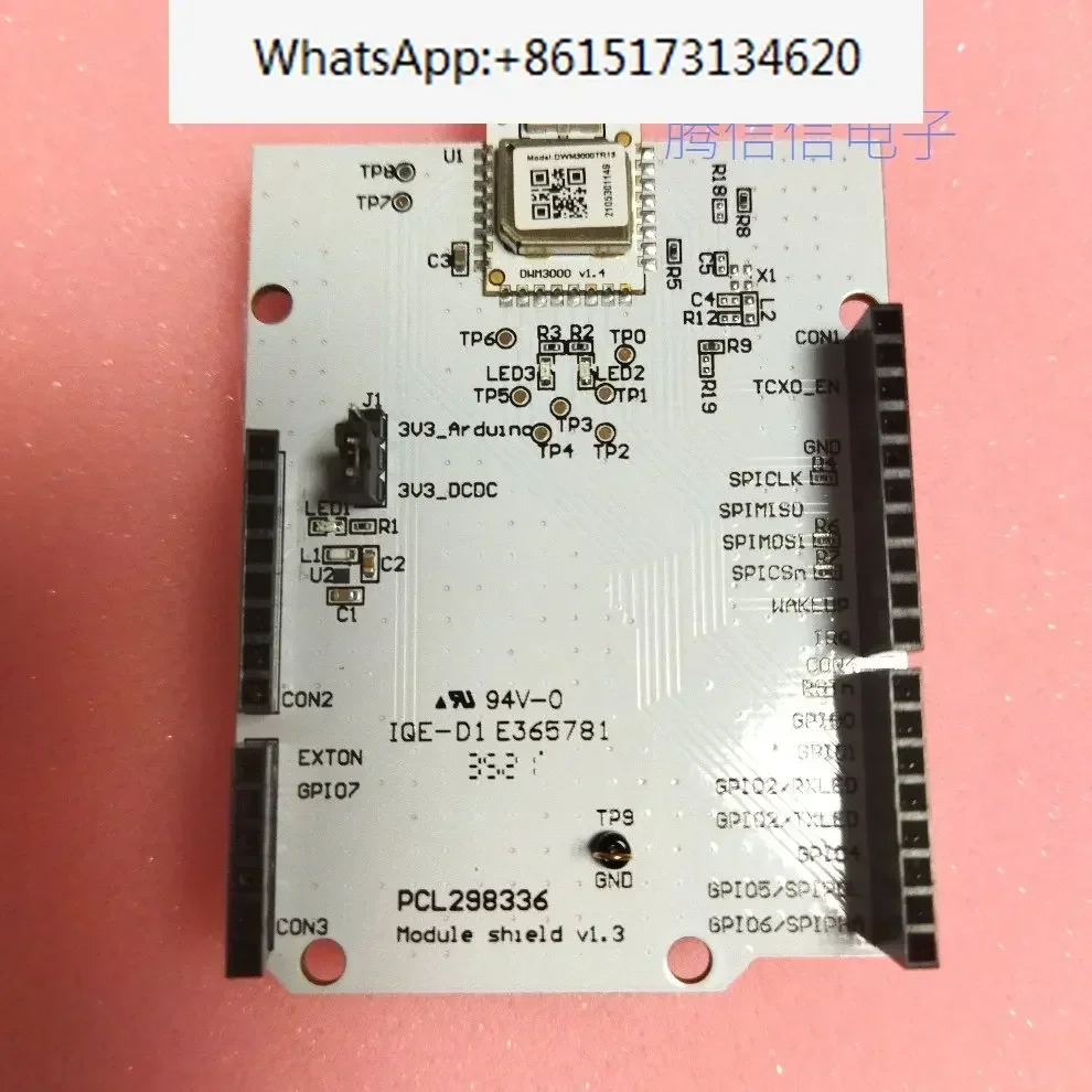 DWM3000EVB Ultra-Wideband (UWB) Transceiver duino Shiel
DWM3000EVB Ultra-Wideband (UWB) Transceiver duino Shiel