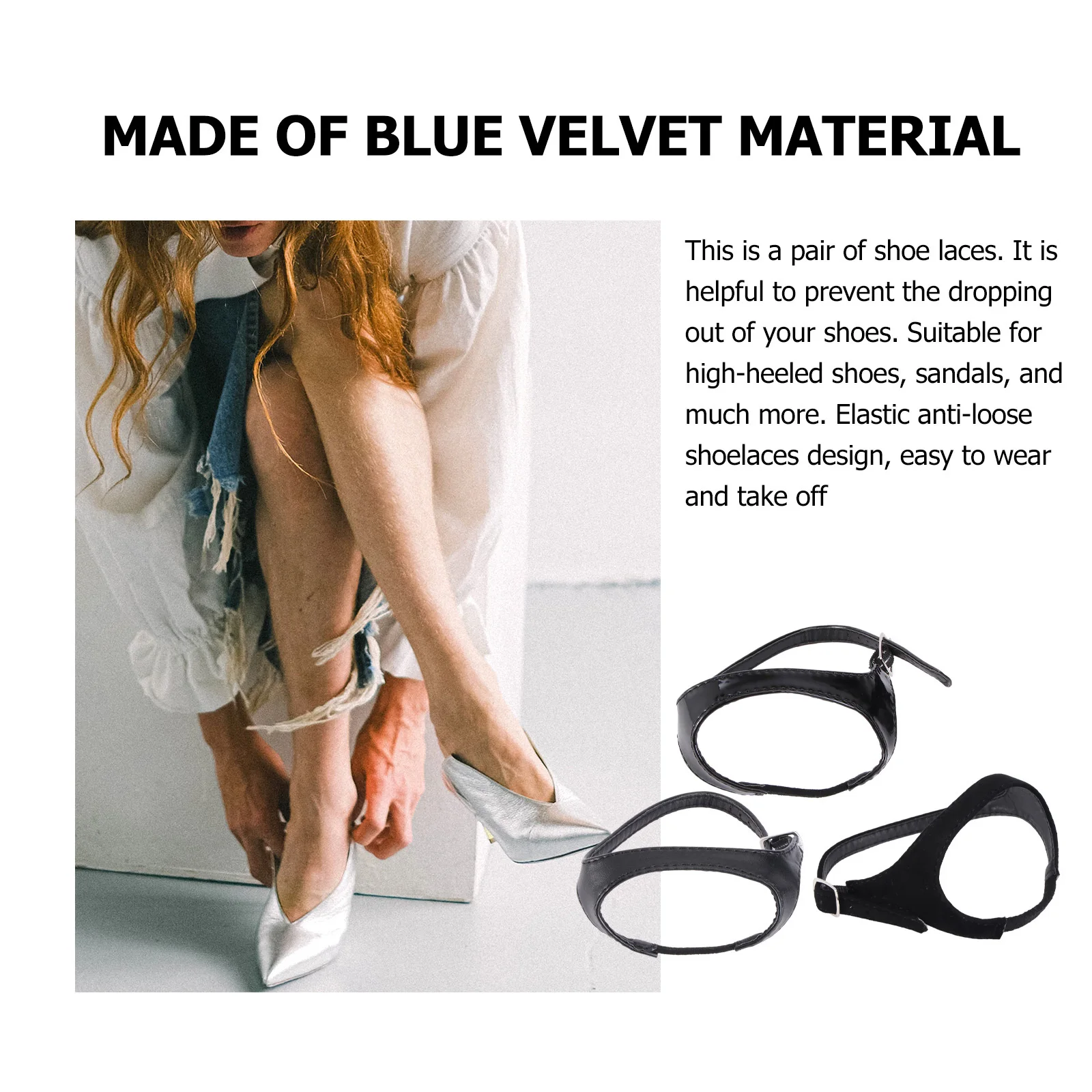 3 пары эластичных ремешков для обуви, съемные нескользящие шнурки на высоком каблуке, аксессуары для обуви, черные нескользящие шнурки
3 пары эластичных ремешков для обуви, съемные нескользящие шнурки на высоком каблуке, аксессуары для обуви, черные нескользящие шнурки
