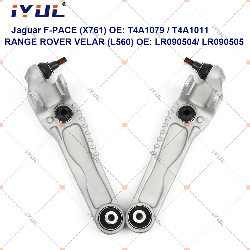 IYUL A Pair Front Lower Suspension Control Arm Straight For Jaguar F-PACE X761 Land Rover RANGE ROVER VELAR L560 T4A1011 T4A1079
IYUL A Pair Front Lower Suspension Control Arm Straight For Jaguar F-PACE X761 Land Rover RANGE ROVER VELAR L560 T4A1011 T4A1079