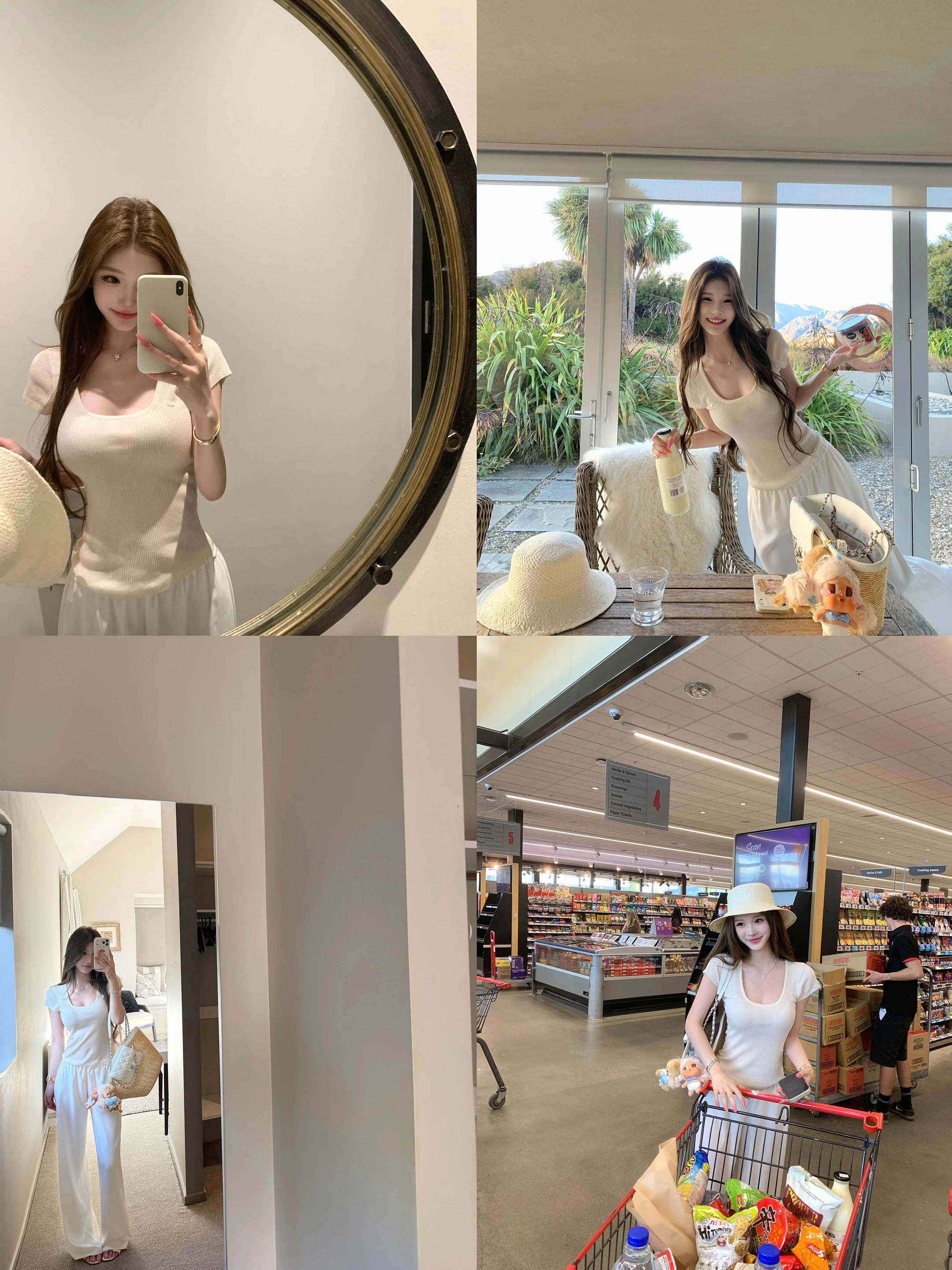 JMSHOP Angel Skin Silk Knitted Short Sleeve U-Neck T-Shirt Women's Slimming Summer Top Casual Style Regular Fit
JMSHOP Angel Skin Silk Knitted Short Sleeve U-Neck T-Shirt Women's Slimming Summer Top Casual Style Regular Fit
