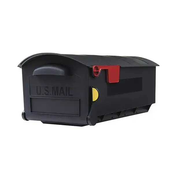 Architectural Mailboxes Patriot Plastic, Large, Post-Mount Mailbox in Black
Architectural Mailboxes Patriot Plastic, Large, Post-Mount Mailbox in Black