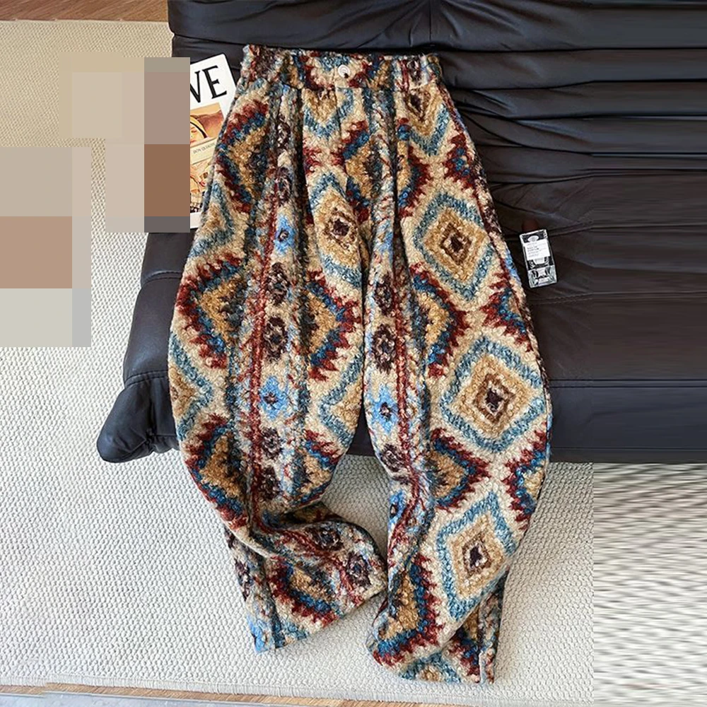 Lamb wool wide-leg pants women's pants autumn and winter temperament casual pants straight woolen wide-leg commuting thick
Lamb wool wide-leg pants women's pants autumn and winter temperament casual pants straight woolen wide-leg commuting thick