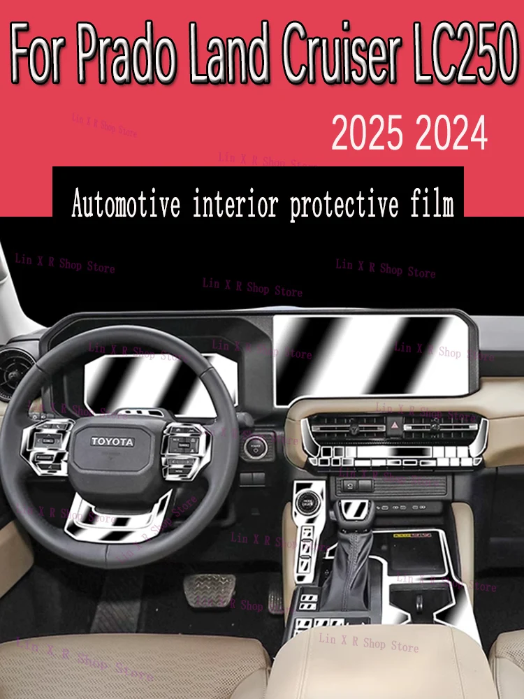For Prado Land Cruiser LC250 2024 Car Gearbox Panel Film Dashboard Protective Sticker Interior Screen Anti-Scratch Accessories
For Prado Land Cruiser LC250 2024 Car Gearbox Panel Film Dashboard Protective Sticker Interior Screen Anti-Scratch Accessories