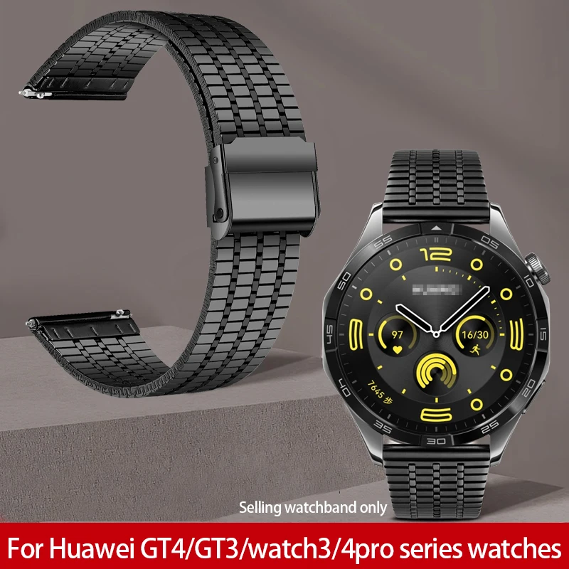 Quick Release Thin Stainless Steel Metal Men's Women Watch Band For Huawei GT4 GT3/2/Pro Watch3/4Pro watch Strap Smart Bracelet
Quick Release Thin Stainless Steel Metal Men's Women Watch Band For Huawei GT4 GT3/2/Pro Watch3/4Pro watch Strap Smart Bracelet