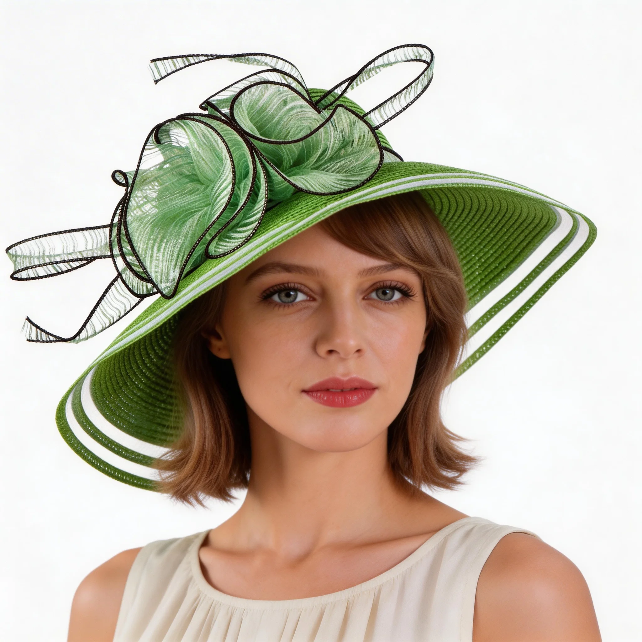 Lawliet New style Women Dress Church Wedding Kentucky Derby Wide Brim Straw Summer Beach Hat for women A115
Lawliet New style Women Dress Church Wedding Kentucky Derby Wide Brim Straw Summer Beach Hat for women A115