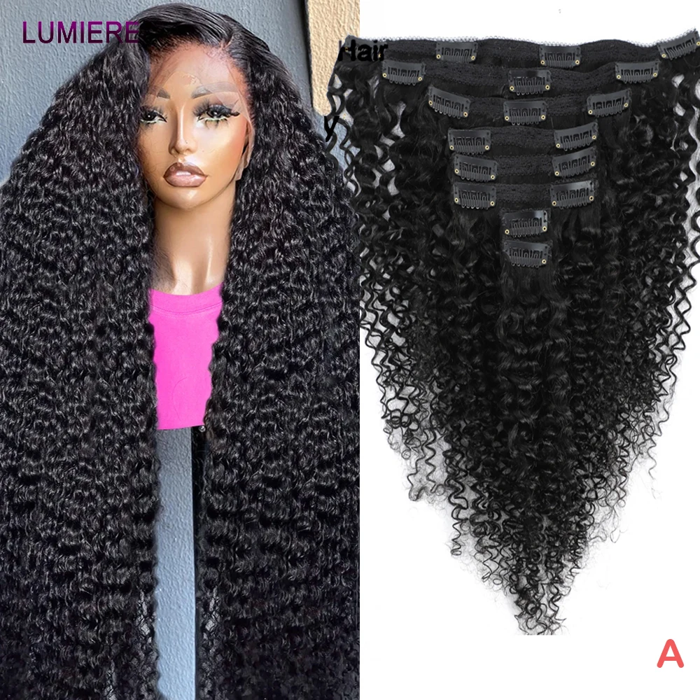 Afor Kinky Curly 100% Clip in Hair Extensions 100% Virgin Raw Human Hair 8Pcs Hair Extensions Clip ins For Women Double Weft
Afor Kinky Curly 100% Clip in Hair Extensions 100% Virgin Raw Human Hair 8Pcs Hair Extensions Clip ins For Women Double Weft