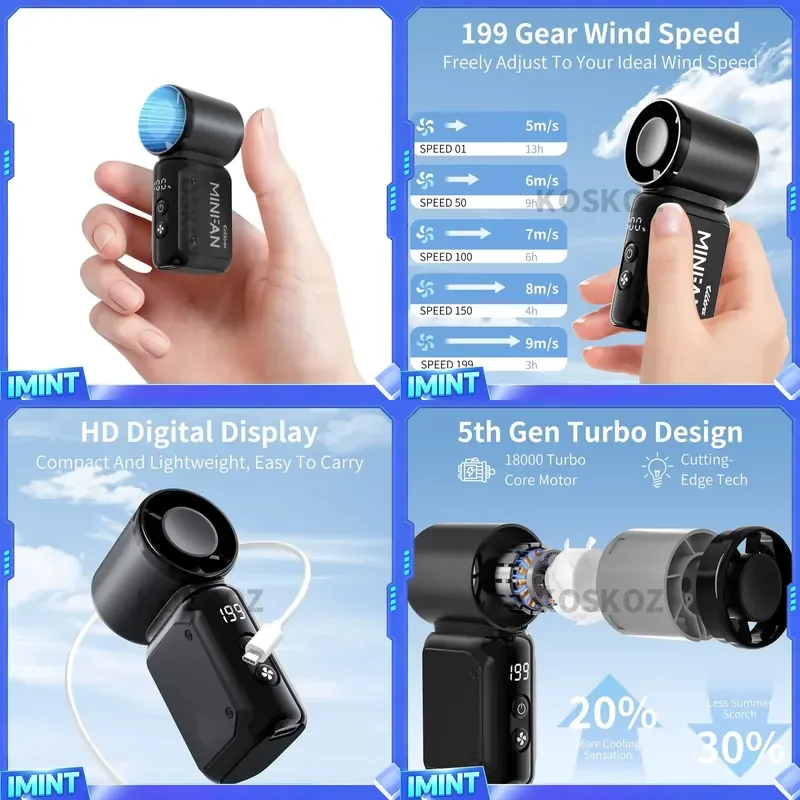 Mini Portable Fan, Handheld Mini Fan, USB Rechargeable Mini Personal, Pocket Design for Travel/Summer/Concerts/Lash
Mini Portable Fan, Handheld Mini Fan, USB Rechargeable Mini Personal, Pocket Design for Travel/Summer/Concerts/Lash