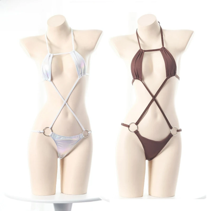 Anime Japanese Girl Summer Beach Cute Laser Bikini Swimsuit Women Three Point Underwear Set Erotic Costume Cosplay
Anime Japanese Girl Summer Beach Cute Laser Bikini Swimsuit Women Three Point Underwear Set Erotic Costume Cosplay