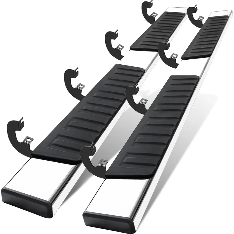 COMNOVA 6 Inches Running Boards& Steps Nerf Bars Crew Cab,Running Boards for Silverado, Stainless Steel Slider
COMNOVA 6 Inches Running Boards& Steps Nerf Bars Crew Cab,Running Boards for Silverado, Stainless Steel Slider