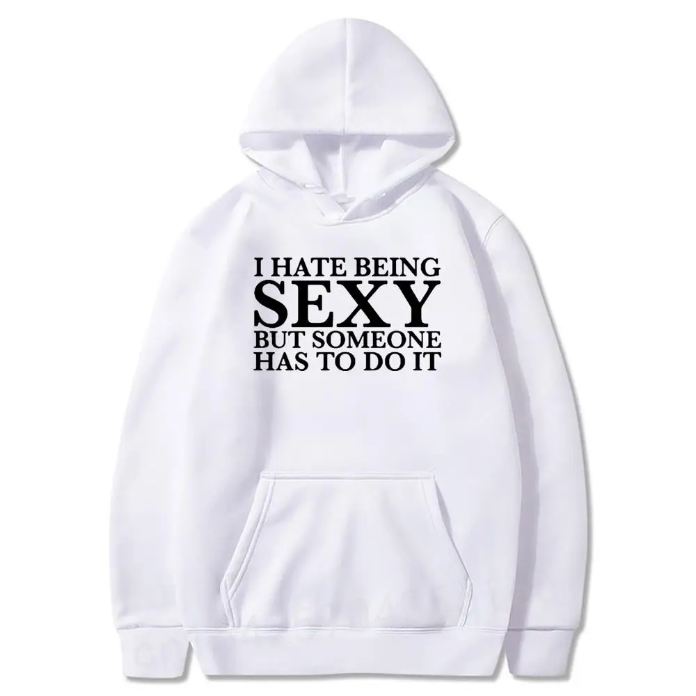 Мужские худи с принтом «I HATE Be SEXY»/забавная новинка, черный Свитшот унисекс с длинным рукавом
Мужские худи с принтом «I HATE Be SEXY»/забавная новинка, черный Свитшот унисекс с длинным рукавом