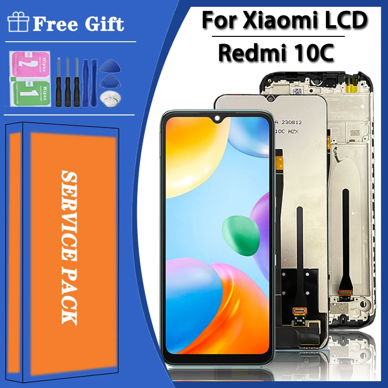 6.71"New Original For Xiaomi Redmi 10C 220333QBI LCD Display Screen Frame Touch Digitizer Screen For Redmi 10C Display Repair
6.71"New Original For Xiaomi Redmi 10C 220333QBI LCD Display Screen Frame Touch Digitizer Screen For Redmi 10C Display Repair