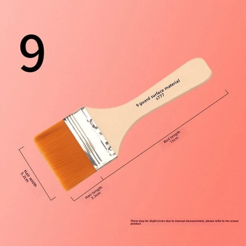 Watercolor Paint Drawing Hair Painting Brush Wood Handles Multifunctional Oil Paint Brush Practical Nylon Clean Brush
Watercolor Paint Drawing Hair Painting Brush Wood Handles Multifunctional Oil Paint Brush Practical Nylon Clean Brush