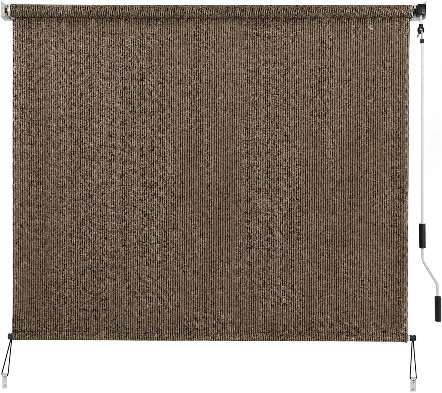 Outdoor Sunshade Roller Shade 8'W x 6'H (96" Wx72 H), Exterior Cordless Roll Up Shades Blinds, UV Protection Shade Cloth with
Outdoor Sunshade Roller Shade 8'W x 6'H (96" Wx72 H), Exterior Cordless Roll Up Shades Blinds, UV Protection Shade Cloth with