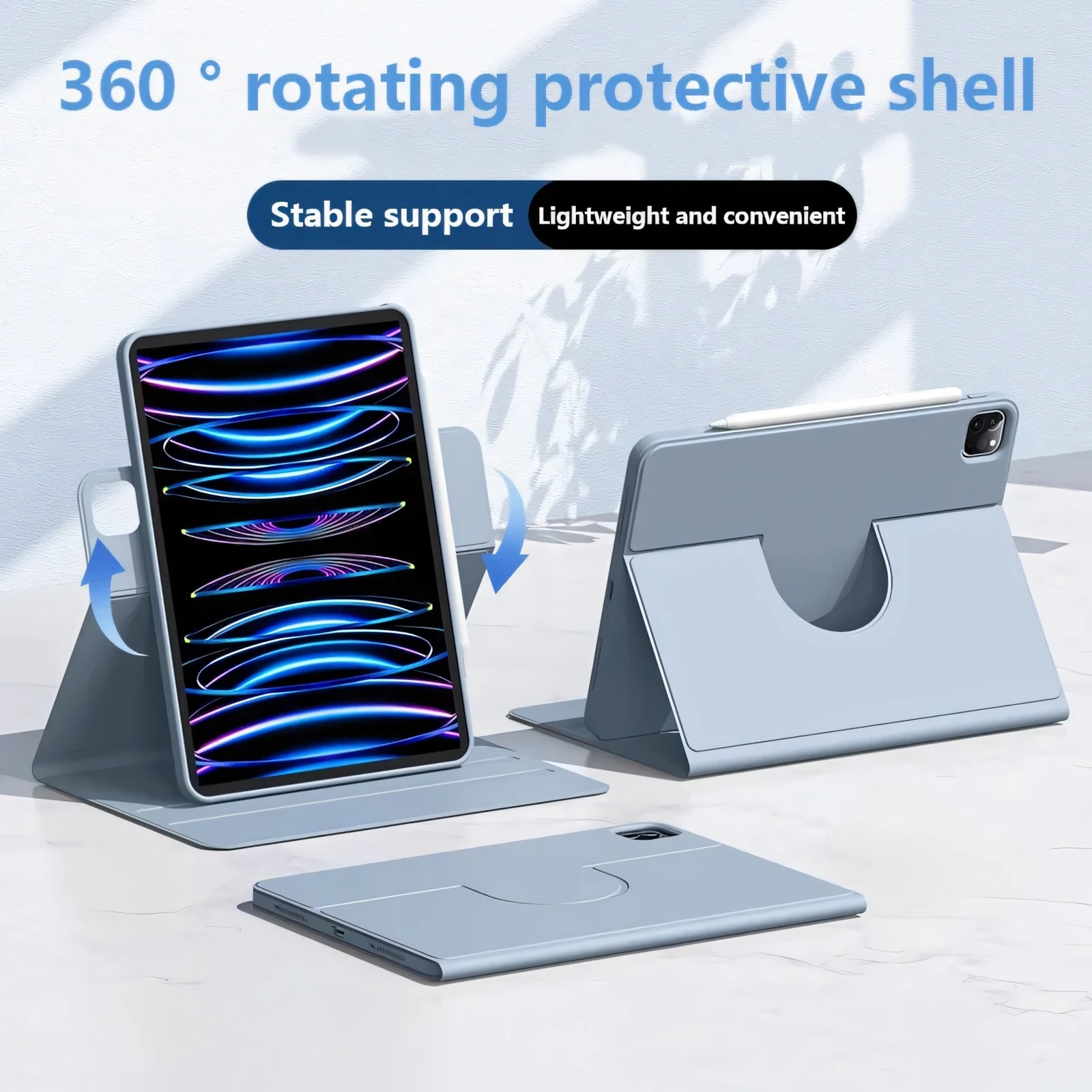 360 ° Вращающийся чехол-подставка для IPad A16 A17 Pro 12,9 Air 13 11 10 9 8 7 6 5 4 3 Th Gen M3 M2 M4 Mini 7 6 5 4 Кожаный чехол для планшета
360 ° Вращающийся чехол-подставка для IPad A16 A17 Pro 12,9 Air 13 11 10 9 8 7 6 5 4 3 Th Gen M3 M2 M4 Mini 7 6 5 4 Кожаный чехол для планшета