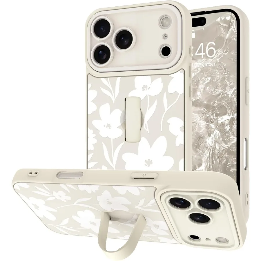 Aesthetic Floral Flower Phone Case for iPhone 17 Pro Max with Finger Hand Strap and Kickstand Full Camera Protection Shockproof
Aesthetic Floral Flower Phone Case for iPhone 17 Pro Max with Finger Hand Strap and Kickstand Full Camera Protection Shockproof