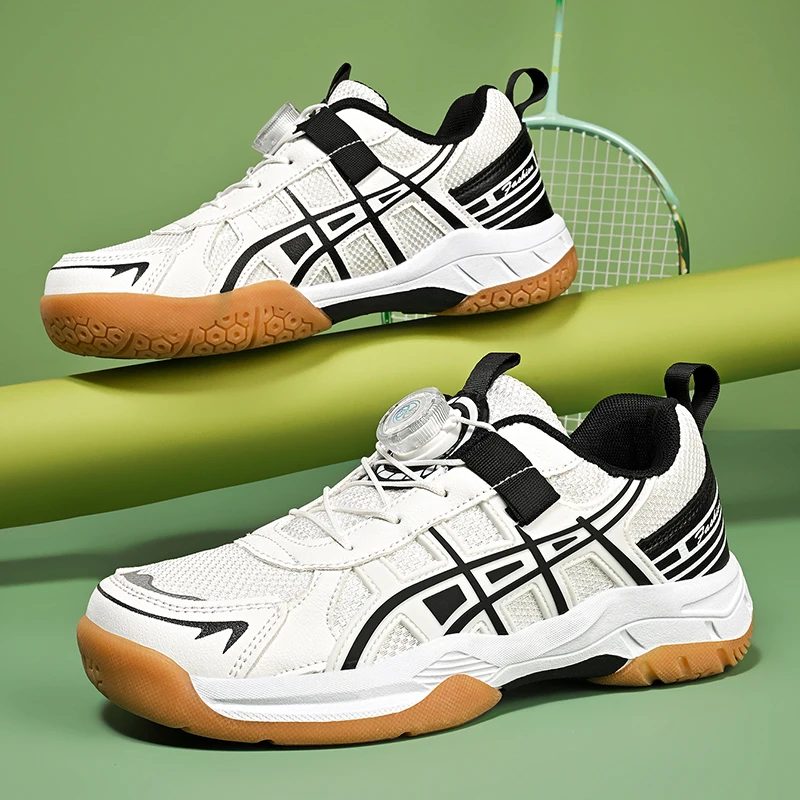 Children‘s Tennis Shoes Outdoor Leather Badminton Shoes Non-slip Kids Table Tennis Sneakers Breathable Fitness Training Shoes
Children‘s Tennis Shoes Outdoor Leather Badminton Shoes Non-slip Kids Table Tennis Sneakers Breathable Fitness Training Shoes