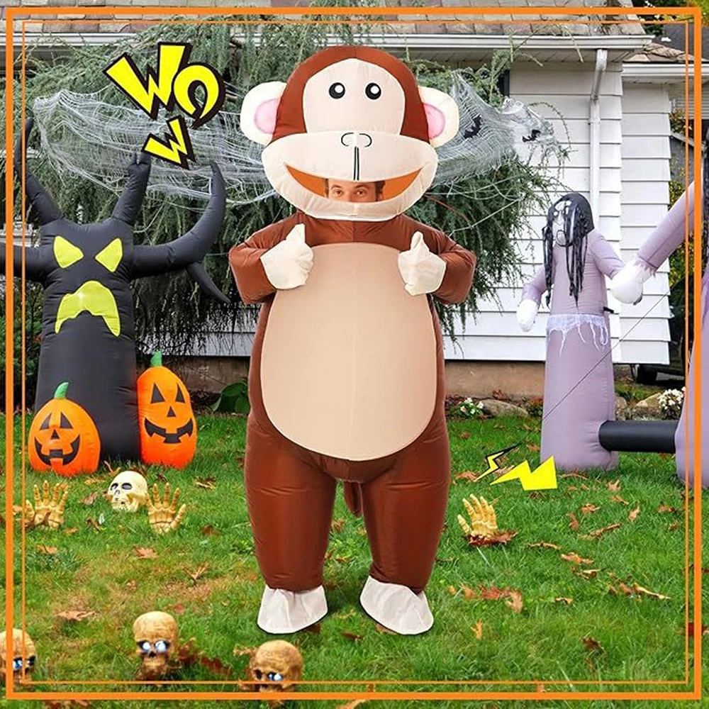 Cute Monkey Inflatable Costume Children's Birthday Party Cartoon Doll Costume Funny Stage Performance Props Cartoon Clothes
Cute Monkey Inflatable Costume Children's Birthday Party Cartoon Doll Costume Funny Stage Performance Props Cartoon Clothes