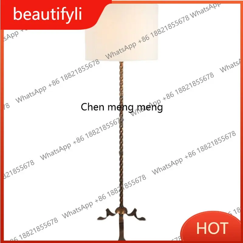 D80 American retro wrought iron floor lamp living room simple creative atmosphere bedroom vertical sofa wall corner lamp
D80 American retro wrought iron floor lamp living room simple creative atmosphere bedroom vertical sofa wall corner lamp