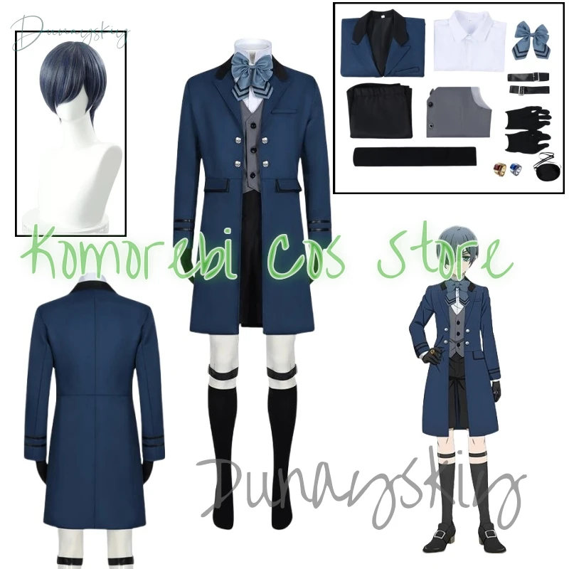 Anime Black Butler:Ciel Phantomhive Cosplay Emerald Witch Arc Kuroshitsuji Costume Wig Halloween Party
Anime Black Butler:Ciel Phantomhive Cosplay Emerald Witch Arc Kuroshitsuji Costume Wig Halloween Party