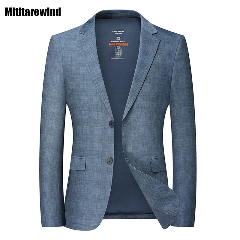 Brand Male Suit 2024 Spring Office Causal New Men's Blazer No-iron Slim Fit Plaid Suit Korean Fashion Middle-aged Men's Clothing
Brand Male Suit 2024 Spring Office Causal New Men's Blazer No-iron Slim Fit Plaid Suit Korean Fashion Middle-aged Men's Clothing