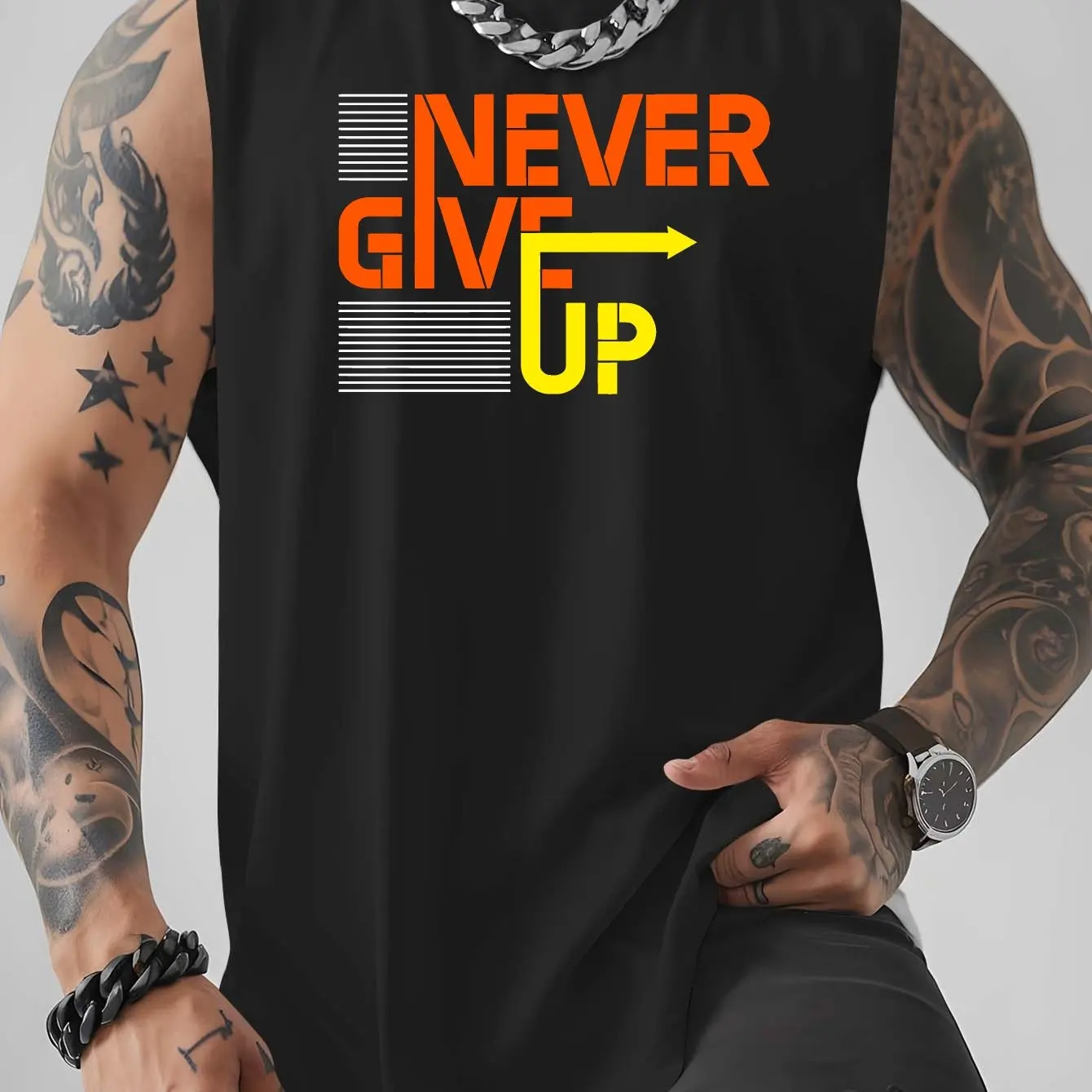 Summer Daily Exercise Men's Tank Tops Outdoor Sports Running Fitness Sleeveless T-shirt Leisure Fashion Street Crew Neck Vests
Summer Daily Exercise Men's Tank Tops Outdoor Sports Running Fitness Sleeveless T-shirt Leisure Fashion Street Crew Neck Vests