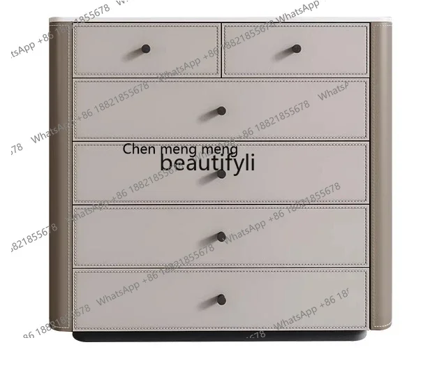 182C Italian minimalist saddle leather chest of drawers living room bedroom storage cabinet modern slate solid wood storage cabi
182C Italian minimalist saddle leather chest of drawers living room bedroom storage cabinet modern slate solid wood storage cabi