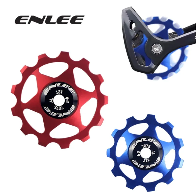 ENLEE велосипед из алюминиевого сплава, направляющее колесо, шкив, задний переключатель 11T 13T, направляющая MTB, керамический подшипник, жокейское колесо для 4/5/6 мм
ENLEE велосипед из алюминиевого сплава, направляющее колесо, шкив, задний переключатель 11T 13T, направляющая MTB, керамический подшипник, жокейское колесо для 4/5/6 мм