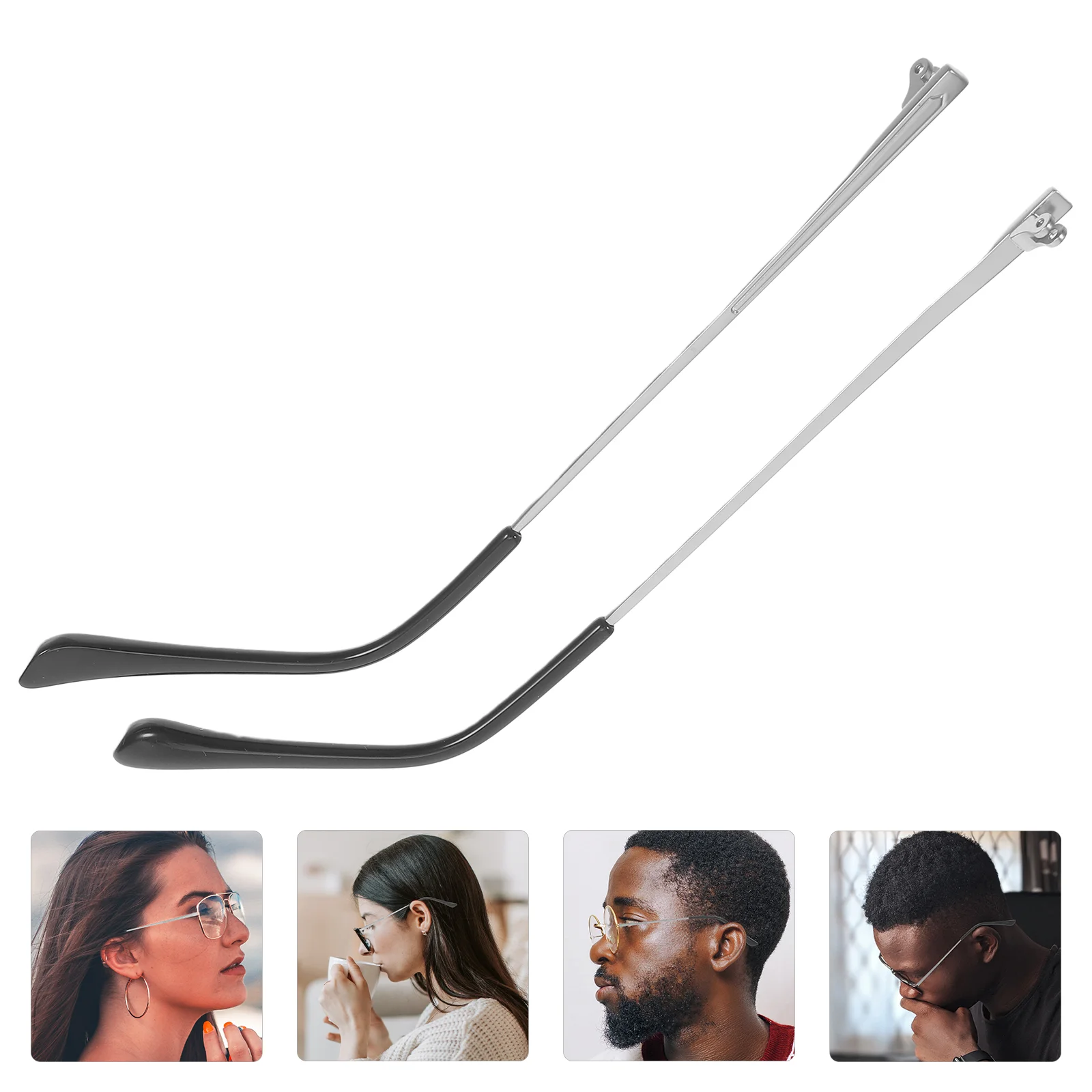 Metal Glasses Legs ReplacementUniversal Eyeglasses Temple Arms Black Silver Frame Parts Wide Compatibility
Metal Glasses Legs ReplacementUniversal Eyeglasses Temple Arms Black Silver Frame Parts Wide Compatibility
