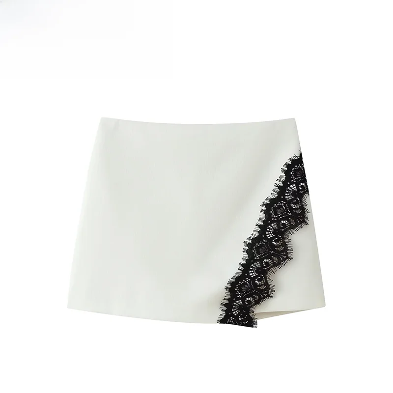 Fashionable Lace Skort for Women Summer New Style Versatile Double Flap Short Length Polyester Fiber 100% Women's Premium Pants
Fashionable Lace Skort for Women Summer New Style Versatile Double Flap Short Length Polyester Fiber 100% Women's Premium Pants
