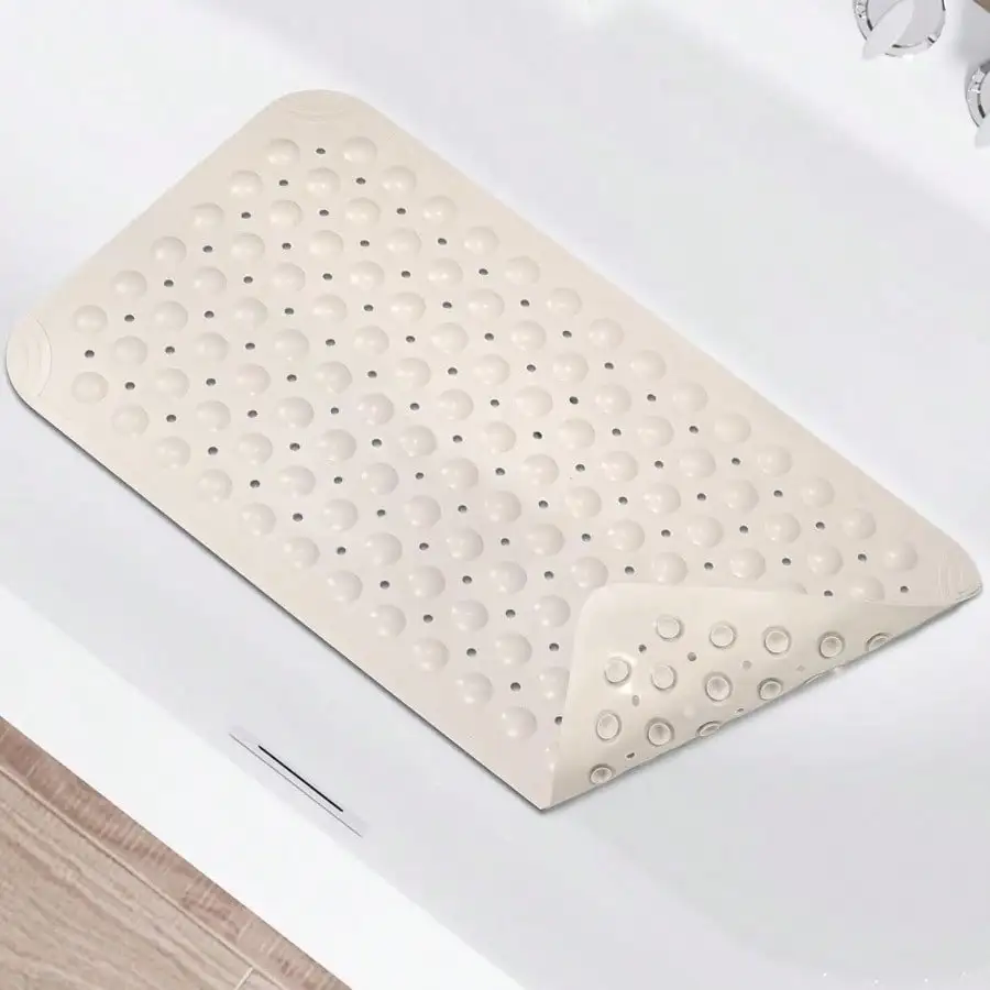 Non Slip Shower Mats For Inside Shower 15 X 27.5 Inch Bathtub Mat Non Slip Bath Mat Drain Holes Bath Tub Mat For Bathroom Beige
Non Slip Shower Mats For Inside Shower 15 X 27.5 Inch Bathtub Mat Non Slip Bath Mat Drain Holes Bath Tub Mat For Bathroom Beige