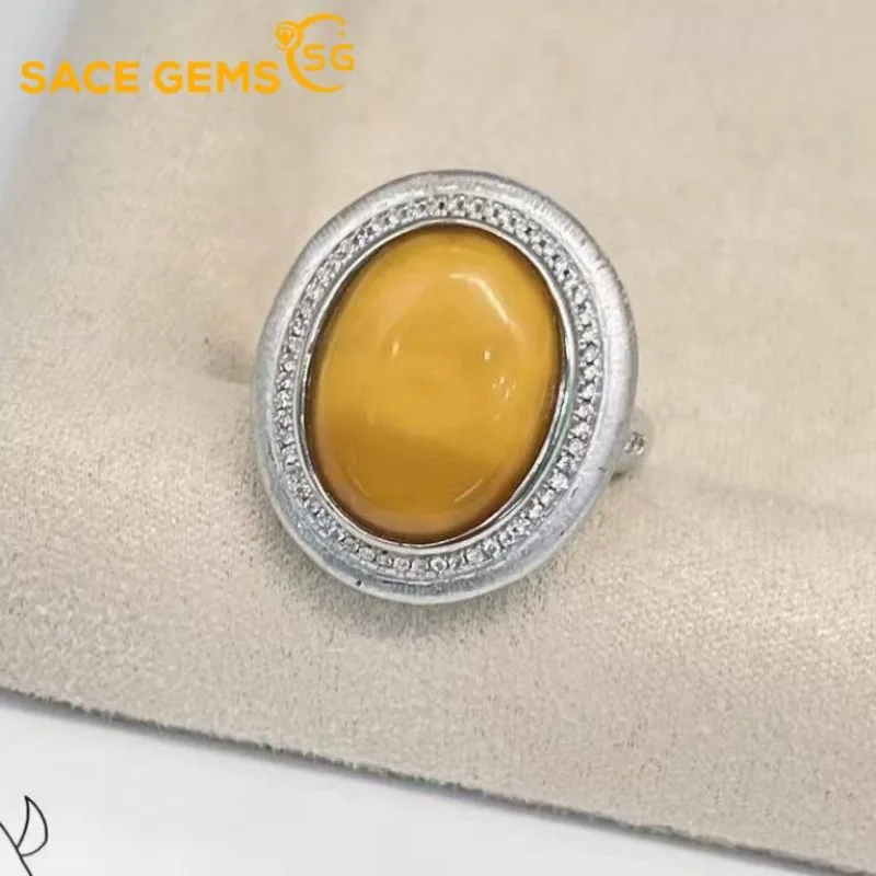 SACE GEMS Новые кольца из стерлингового серебра 925 пробы 14*17 мм из натурального пчелиного воска с драгоценными камнями для женщин, помолвка, коктейльная вечеринка, ювелирные изделия, подарок
SACE GEMS Новые кольца из стерлингового серебра 925 пробы 14*17 мм из натурального пчелиного воска с драгоценными камнями для женщин, помолвка, коктейльная вечеринка, ювелирные изделия, подарок