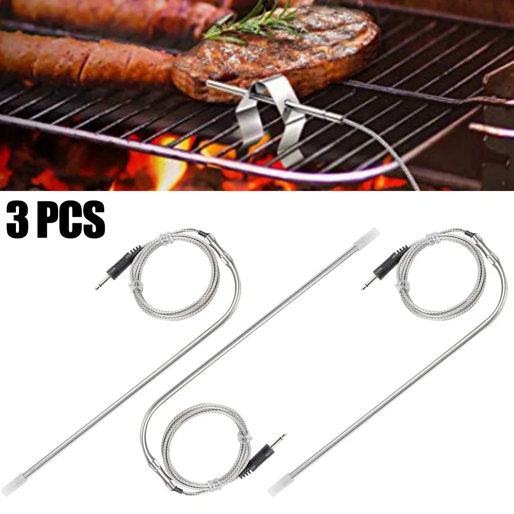 For Either BBQ Or Food Probe Meat Stainless Steel Probes Outdoor Replacement Thermometer Grilling Probe BBQ Meat
For Either BBQ Or Food Probe Meat Stainless Steel Probes Outdoor Replacement Thermometer Grilling Probe BBQ Meat