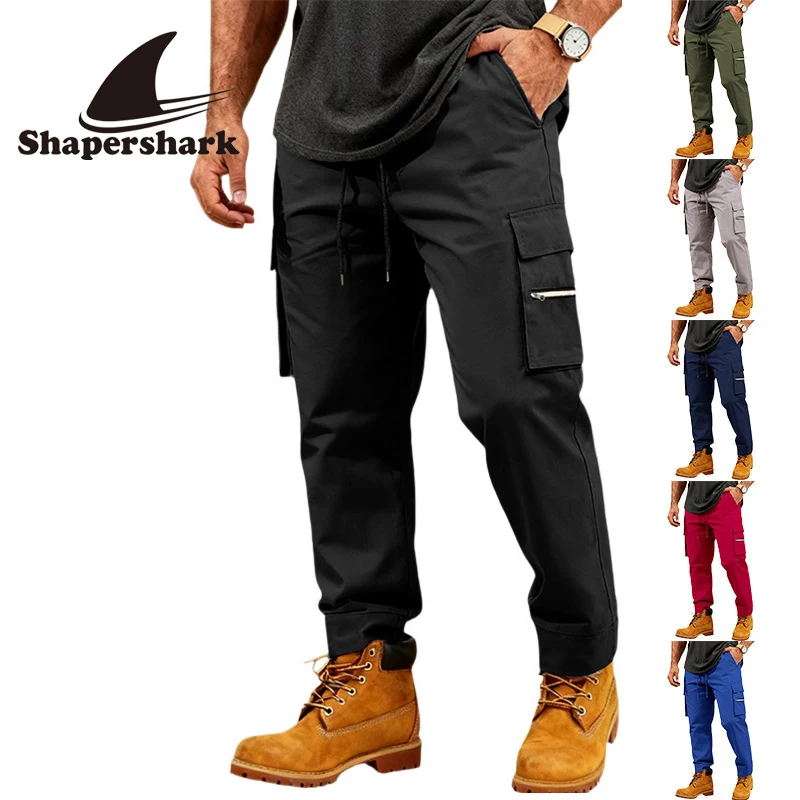 Shapershark Men's Work Pants, Casual Multi-Pocket Military Tactical Pants, Outdoor Multi-Pocket Durable Sportswear Pants
Shapershark Men's Work Pants, Casual Multi-Pocket Military Tactical Pants, Outdoor Multi-Pocket Durable Sportswear Pants