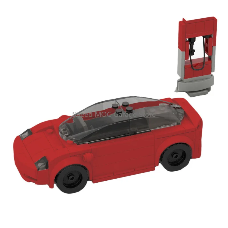 Iconic Red Electric Car Replica Building Blocks MOC Set, Compact City Vehicle with Charging Station, DIY Toy
Iconic Red Electric Car Replica Building Blocks MOC Set, Compact City Vehicle with Charging Station, DIY Toy