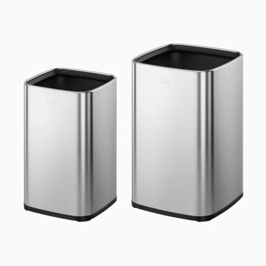 2-Pack Open Top Trash Can with Removable Inner Basket Square Small Garbage Can 1.8 + 3.2 Gallon Wastebasket Combo for Kitchen B
2-Pack Open Top Trash Can with Removable Inner Basket Square Small Garbage Can 1.8 + 3.2 Gallon Wastebasket Combo for Kitchen B