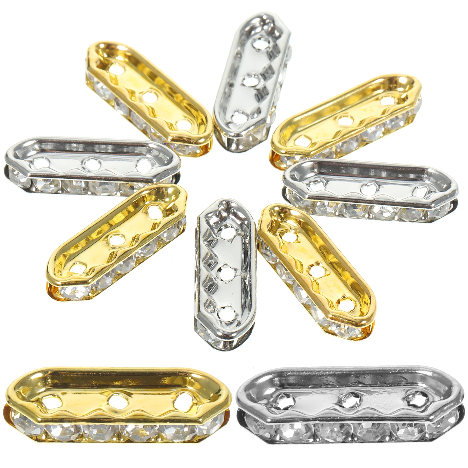 100 Pcs Gold Silver Metal Bead Spacers for Jewelry Making Bracelet Necklace DIY Assorted Metal Beads Craft Supplies
100 Pcs Gold Silver Metal Bead Spacers for Jewelry Making Bracelet Necklace DIY Assorted Metal Beads Craft Supplies