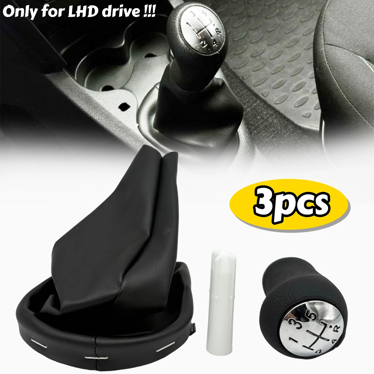 3x for Renault Logan II 2012-2022 Gear Shift Knob Gaiter PU Leather Cover Pen Dustproof Frame Repair Kit Accessories Car Replace
3x for Renault Logan II 2012-2022 Gear Shift Knob Gaiter PU Leather Cover Pen Dustproof Frame Repair Kit Accessories Car Replace