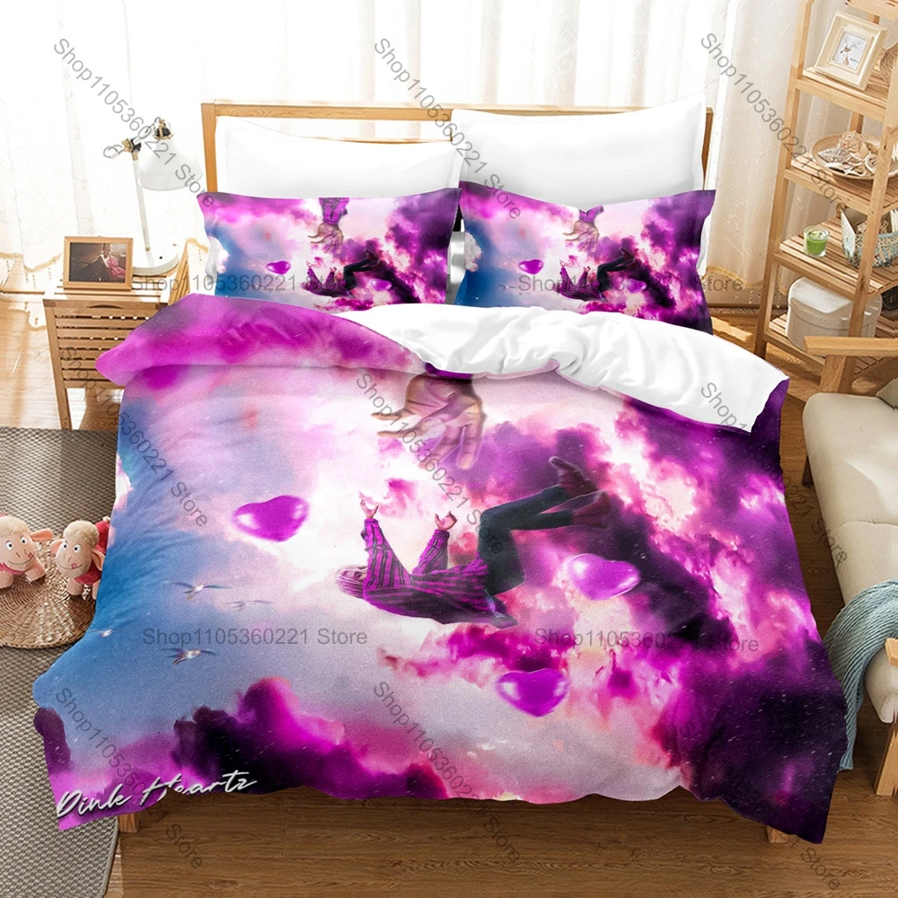 SoFaygo 3PCS Bedding Set, Duvet Cover + 2 Pillowcases, Pink Hair Rapper Print Soft Microfiber for Hip-Hop Fans Bedroom Decor
SoFaygo 3PCS Bedding Set, Duvet Cover + 2 Pillowcases, Pink Hair Rapper Print Soft Microfiber for Hip-Hop Fans Bedroom Decor